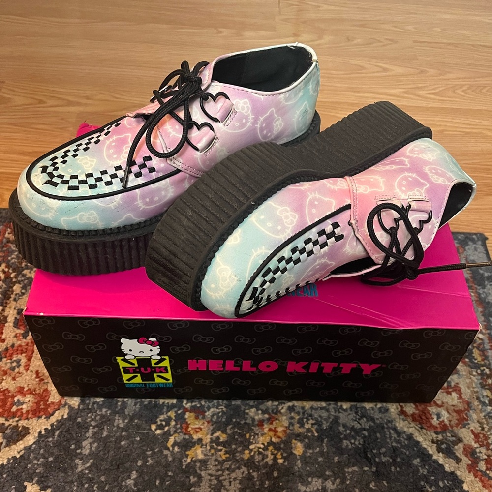 T.U.K Limited Edition Hello Kitty Creeper Platforms